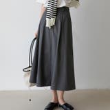 スカート スウェット Aライン ロングスカート ハイウエスト スカート | Beststore | 詳細画像9