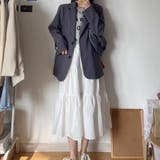ロングスカート ウエストゴム入り ギャザー切り替え | Beststore | 詳細画像8