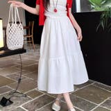 ロングスカート ウエストゴム入り ギャザー切り替え | Beststore | 詳細画像7