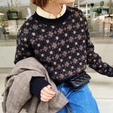 ニット編み トップス セーターフラワー柄 | Beststore | 詳細画像6 