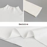 フルカラーハイネックニットトップス リブ タートルネック | Beststore | 詳細画像6 