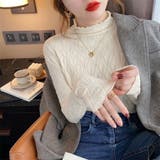 ライトベージュ | トップス インナーニット ハイネックニット | Beststore
