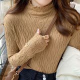 キャメル | トップス インナーニット ハイネックニット | Beststore