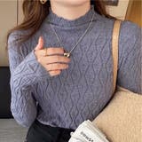 グレー | トップス インナーニット ハイネックニット | Beststore