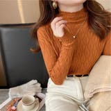 キャラメル | トップス インナーニット ハイネックニット | Beststore