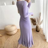 リブニットワンピース ロングワンピース ワンピース | Beststore | 詳細画像7 
