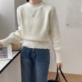 クールネックニットトップスオーバーサイズ韓国ニットファッション ビッグシルエット… | Beststore | 詳細画像3 