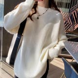 ホワイト | ニットトップス セーター ソー | Beststore