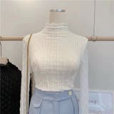 シアーブラウス シャーリングタートルネックシアーブラウス トップス | Beststore | 詳細画像10