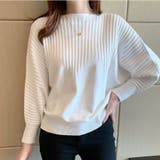 ホワイト | 新作ニットトップス 薄手ニット セーター | Beststore