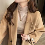 シアーブラウス シャーリングタートルネックシアーブラウス トップス | Beststore | 詳細画像1