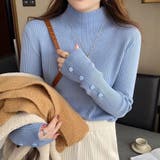 ライトブルー | トップス ニット 薄手 | Beststore