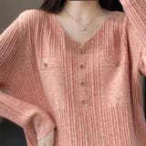 Vネック ニットセーター | Beststore | 詳細画像5