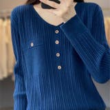 Vネック ニットセーター | Beststore | 詳細画像7