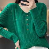 Vネック ニットセーター | Beststore | 詳細画像9