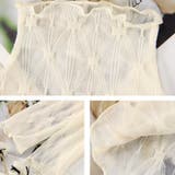 シアートップスインナー シアーブラウス レースブラウス | Beststore | 詳細画像11 