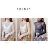 シアートップスインナー シアーブラウス レースブラウス | Beststore | 詳細画像12 