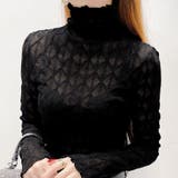 シアートップスインナー シアーブラウス レースブラウス | Beststore | 詳細画像4 