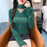 レースブラウス カットソー 長袖 | Beststore | 詳細画像6 