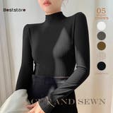 ブラック | レディース トップス カットソー長袖 | Beststore