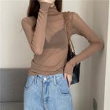 トップス シアーブラウス 透け感タートル | Beststore | 詳細画像7 