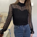 トップス レースシャツブラウス 長袖 | Beststore | 詳細画像3