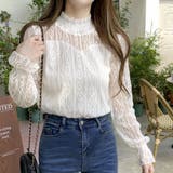 トップス レースシャツブラウス 長袖 | Beststore | 詳細画像8