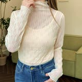 ライトベージュ | シアートップス チュールトップス レディース | Beststore