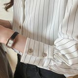 ストライプシャツ 長袖ボタン付き オシャレ | Beststore | 詳細画像14