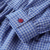 アシンメトリーフリルシャツ チェック シャツ ベーシックカラーシャツ | Beststore | 詳細画像7