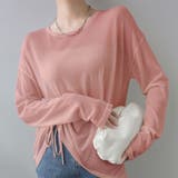 ピンク | シアートップス シアーロンT カットソー 長袖UV対策 | Beststore