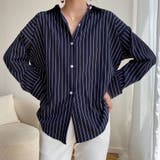 ストライブシャツブラウス オーバーサイズシャツ リネンブレンドシャツ | Beststore | 詳細画像15
