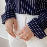 ストライブシャツブラウス オーバーサイズシャツ リネンブレンドシャツ | Beststore | 詳細画像20