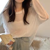 ロンT レイヤード シアー トップス tシャツ | Beststore | 詳細画像11