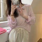 ロンT レイヤード シアー トップス tシャツ | Beststore | 詳細画像16