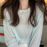 ロンT レイヤード シアー トップス tシャツ | Beststore | 詳細画像18