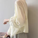 ノーカラー 夏カーディガン シャツブラウス | Beststore | 詳細画像9