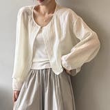ノーカラー 夏カーディガン シャツブラウス | Beststore | 詳細画像20
