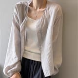 ノーカラー 夏カーディガン シャツブラウス | Beststore | 詳細画像43