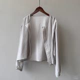 ノーカラー 夏カーディガン シャツブラウス | Beststore | 詳細画像45