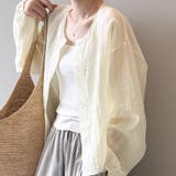 ノーカラー 夏カーディガン シャツブラウス | Beststore | 詳細画像8
