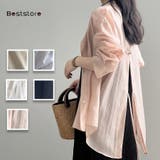 ピンク | シアーシャツ ブラウス バックデザイン レディース | Beststore