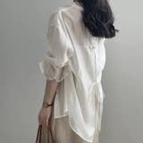 シアーシャツ ブラウス バックデザイン レディース | Beststore | 詳細画像7 
