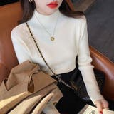 リブニットセーター カットソー長袖 春秋冬 | Beststore | 詳細画像3 