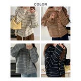 ボーダー ニットカーディガン 長袖 レディース  | Beststore | 詳細画像8 