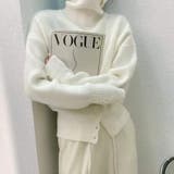 ハイネック タートルボタン ニットセーター トップス  | Beststore | 詳細画像2 