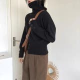 ハイネック タートルボタン ニットセーター トップス  | Beststore | 詳細画像3 
