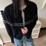 クルーネックボーダーカーディガン 長袖 レディース | Beststore | 詳細画像16 
