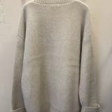 厚手ニットカーディガン ワッペン付き ゆったり レディース | Beststore | 詳細画像11 