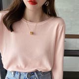 ふんわり柔らかラウンドネック カットソーニットトップス | Beststore | 詳細画像22 